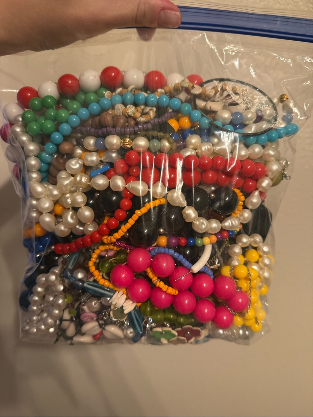 Mystery bag of vintage jewelry, from 90s and early 2000s. See caption